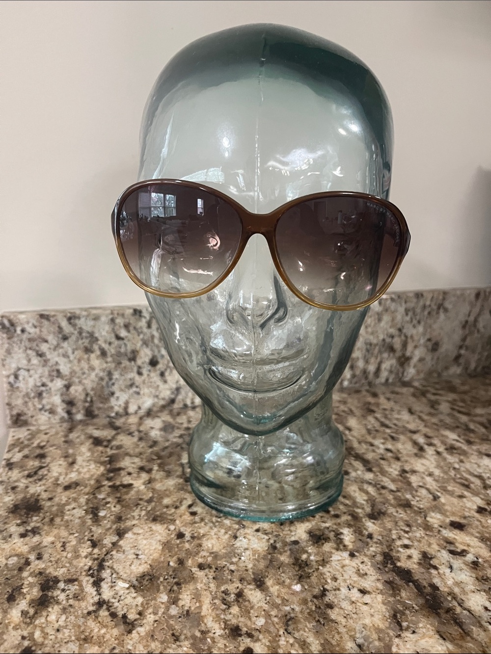 Marc by Marc Jacobs Brown Gradient Oversized Sunglasses